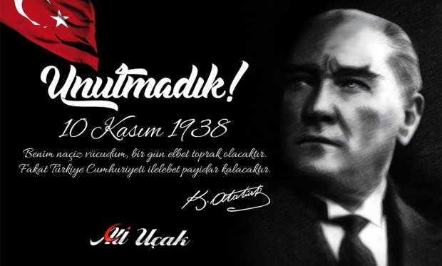 Cumhuriyetimizin kurucusu Gazi Mustafa Kemal’i, ebediyete irtihalinin 83. yıl dönümünde saygı ve rahmetle yâd ediyoruz.
